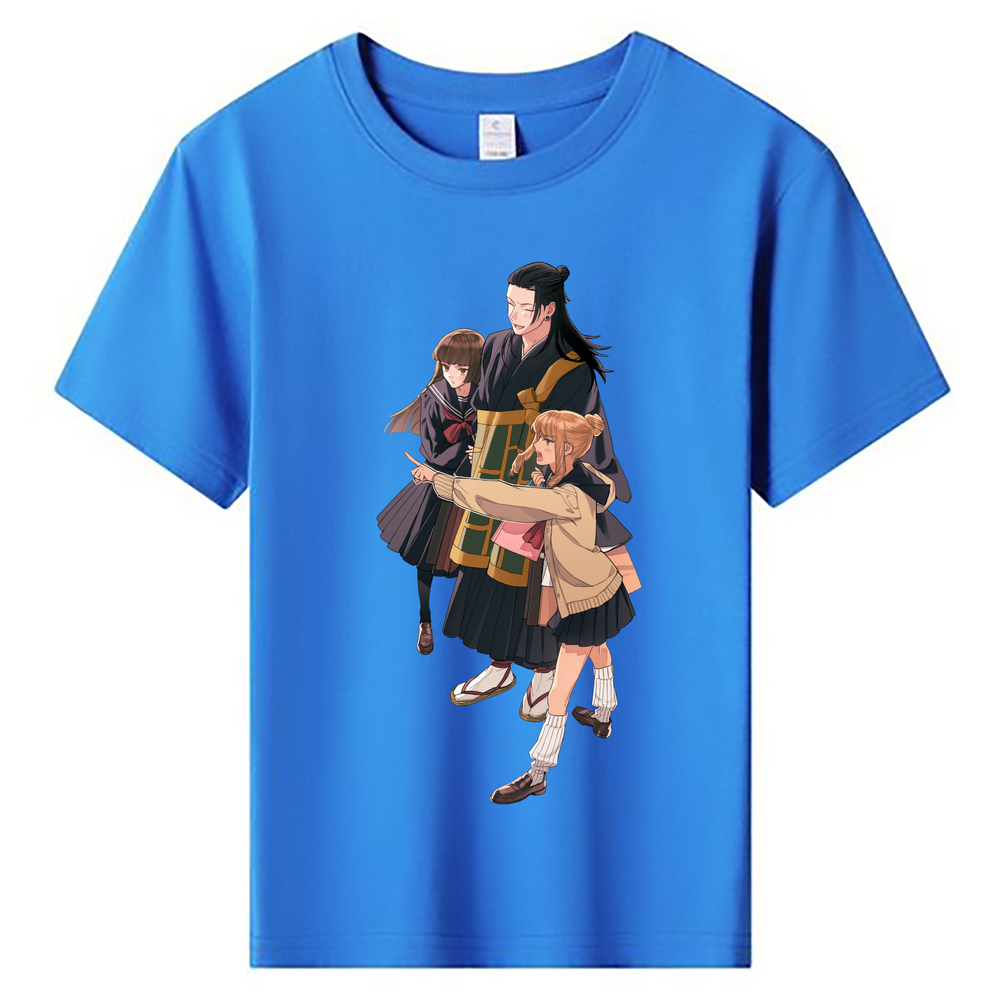（画像用） 呪術廻戦 Jujutsu Kaisen 綿100％キッズTシャツ（フロントプリント）